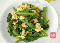 瓜尖炒蛋的做法图解4