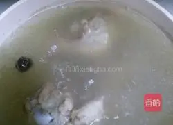 Illustration of how to make small pot rice noodles 1