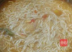 番茄炒蛋排骨汤面的做法图解8