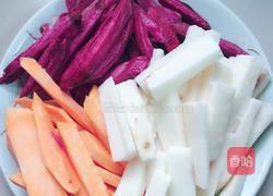 紫薯山药糕的做法图解2