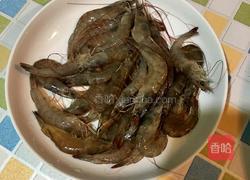 白灼基围虾的做法图解1