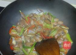 家常炒花甲的做法图解4