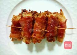 香煎培根金针菇卷的做法图解6