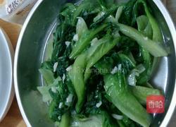 蒜沫生菜的做法图解3