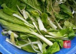 肉炒小白菜的做法图解1