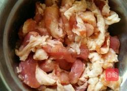 肉炒小白菜的做法图解2