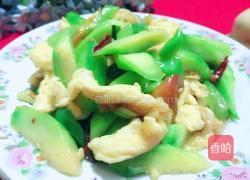 鸡蛋炒丝瓜的做法图解12