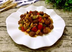 杏鲍菇炒牛肉