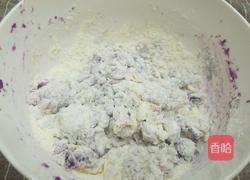 紫薯玫瑰花馒头的做法图解6