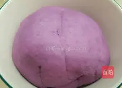 紫薯玫瑰花馒头的做法图解8