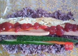 五彩饭卷的做法图解4