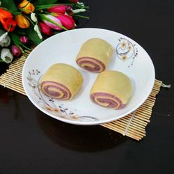 南瓜紫薯卷的做法[图]