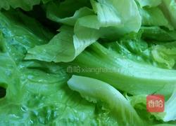 蒜香生菜的做法图解1