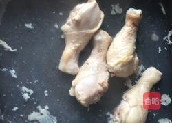 鸡腿拼花菜的做法图解5