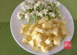 鸡腿拼花菜的做法图解4