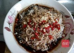油淋金针菇的做法图解4