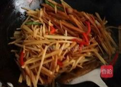 肉丝炒土豆的做法图解2