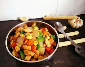 寶寶食譜之 五彩雞丁