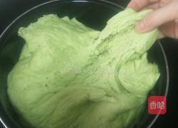 包子(酸菜肉馅菠菜汁包子)的做法图解6