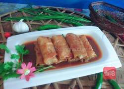 红烧腐皮肉卷的做法图解13