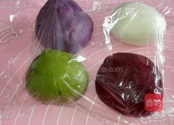 四色糯米糍的做法图解2