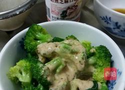 蝦仁玉子豆腐拌西蘭花的做法图解4