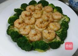 蝦仁玉子豆腐拌西蘭花的做法图解5