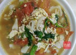 西红柿鸡蛋青菜刀削面的做法图解6