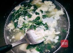 青菜豆腐鸡蛋汤的做法图解5