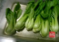 素鲍菜心的做法图解2