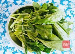 虾仁油菜的做法图解1