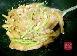 肉丝豆角炆茄子的做法图解7