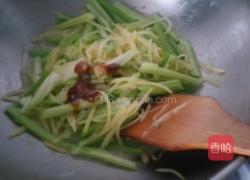 芹菜炒土豆丝的做法图解4