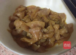 菜豆辣椒小炒肉的做法图解2