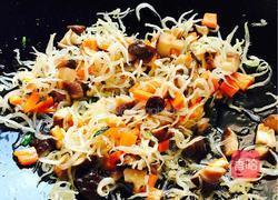 银鱼卤汁炒饭的做法图解8