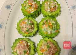 苦瓜酿肉的做法图解4