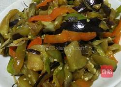 茄子炒辣椒的做法图解6