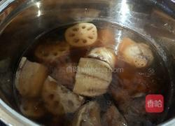 莲藕红豆骨头汤的做法图解9