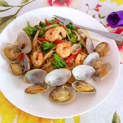 海鲜意粉的做法[图]