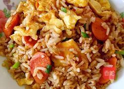 火腿肠炒饭的做法图解9