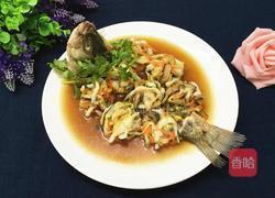 绣球鲈鱼的做法图解21