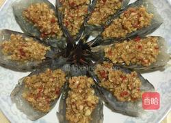 蒜沫九节虾的做法图解4