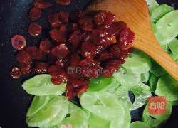 莴苣炒香肠的做法图解6