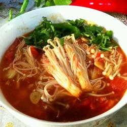 蕃茄金针菇的做法[图]