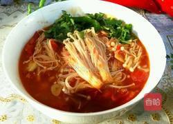 蕃茄金针菇的做法图解5