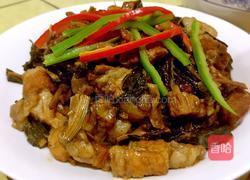 菜干焖猪肉的做法图解4
