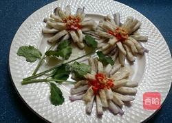菊花茄子的做法图解4