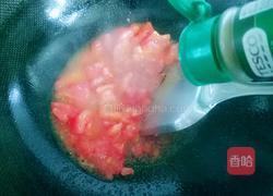 西红柿蘑菇鸡蛋炒青菜的做法图解6
