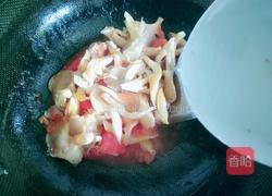 西红柿蘑菇鸡蛋炒青菜的做法图解8