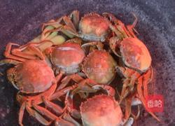 盐焗毛蟹的做法图解4